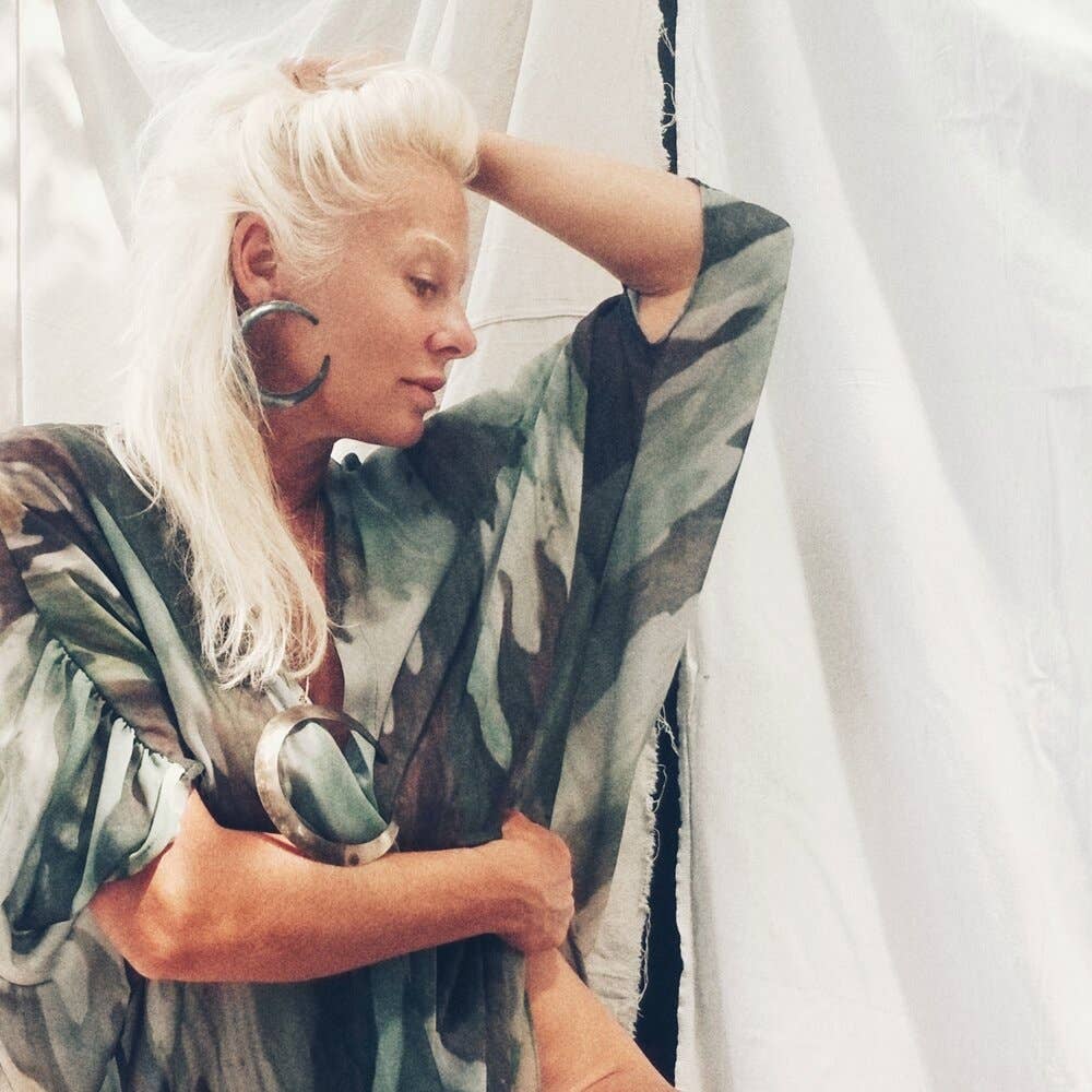 Bisjoux - Wholesale Pendant/Charm Necklace - Waning Moon large brass hand hammered brass Pendant necklace4