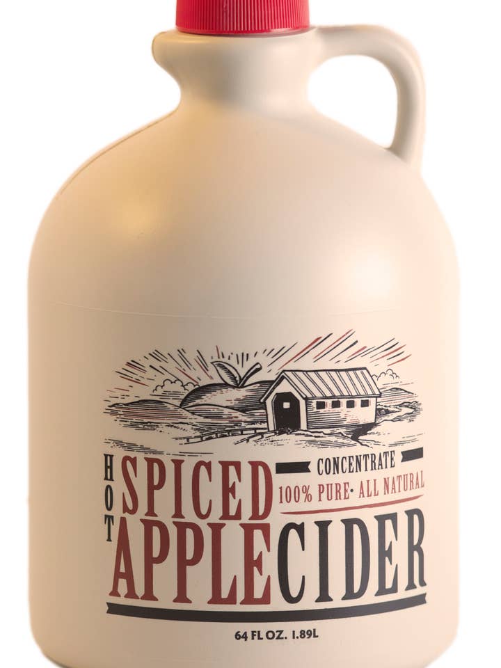 Spiced Apple Cider Concentrate Half Gallon Case for wholesale by Mountain Cider Company