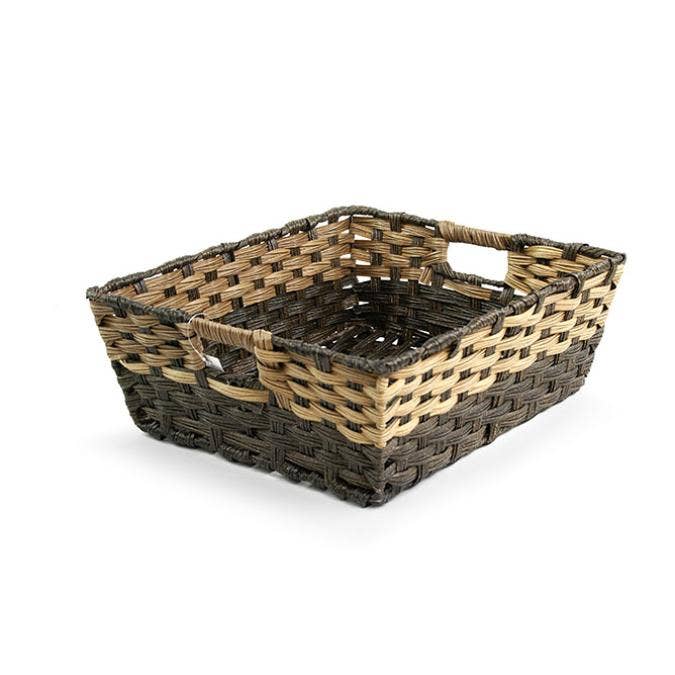 Buhi Imports - Wholesale Decorative Tray - Woven Tray Rectangle Natural/Brown3