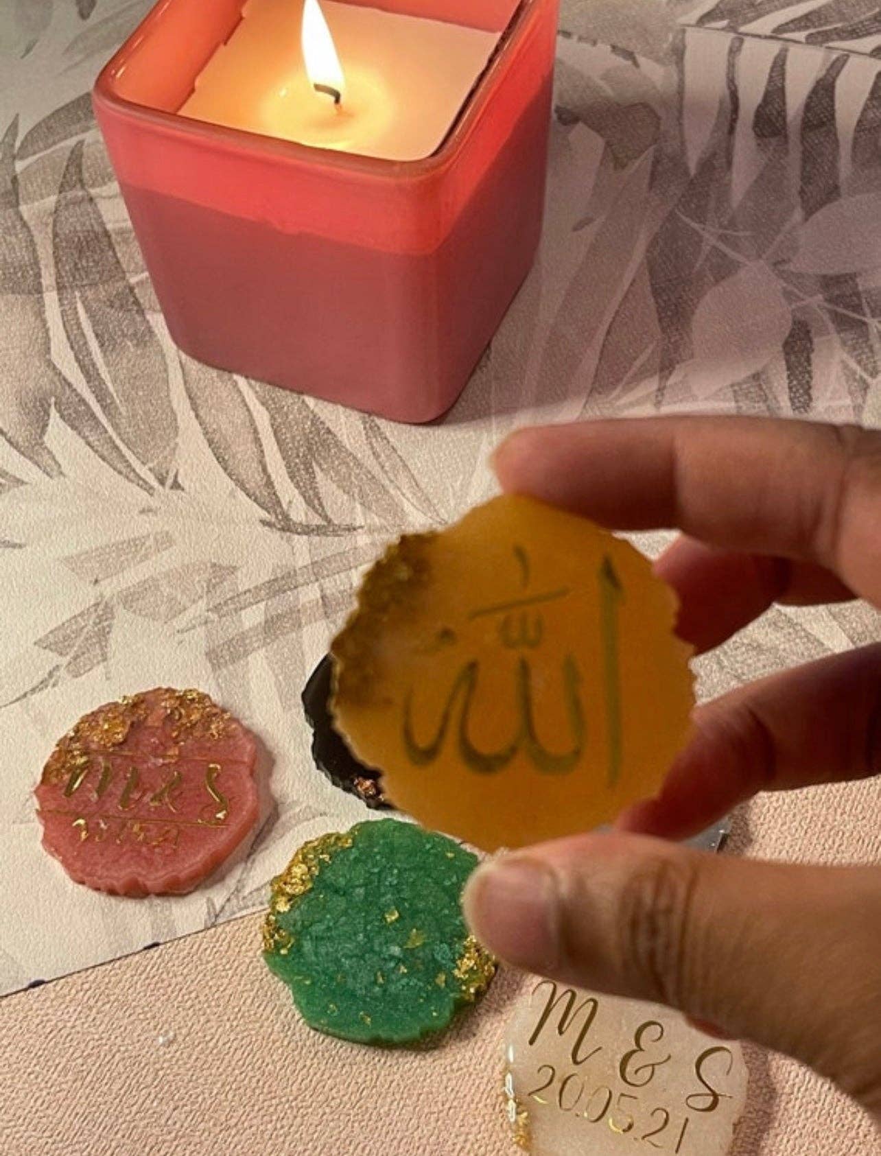 Hudaa & Co - Wholesale Party gift - Personalised Magnet | Handmade | Party Favours | Wedding Favours | Mendhi | Eid | Ramadan | Islam | Home Decor | Gift | Present | Custom0