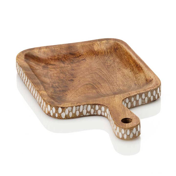 Mango Wood Mini Serving Tray for wholesale by SERRV International