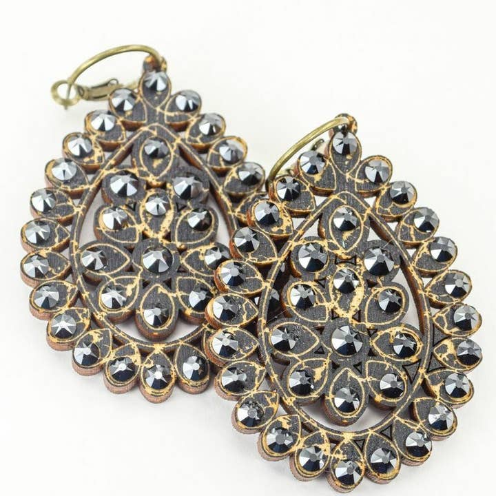 Pink Panache Brands – wholesale Dangle earrings – Santa Fe teardrop earring, medium size8