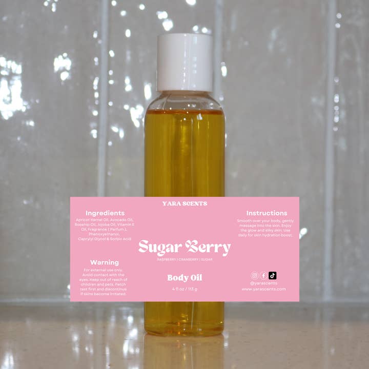 ÓLEO CORPORAL | SUGAR BERRY por atacado de Yara Scents