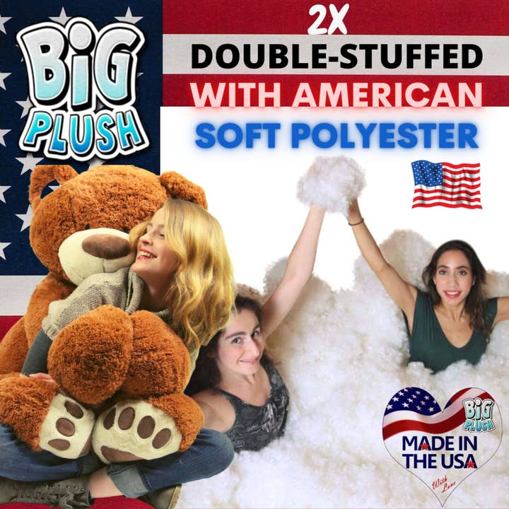 Big Plush - Vente Peluche – enfant et bébé - Grand ours en peluche géant de cinq pieds de haut, brun cannelle