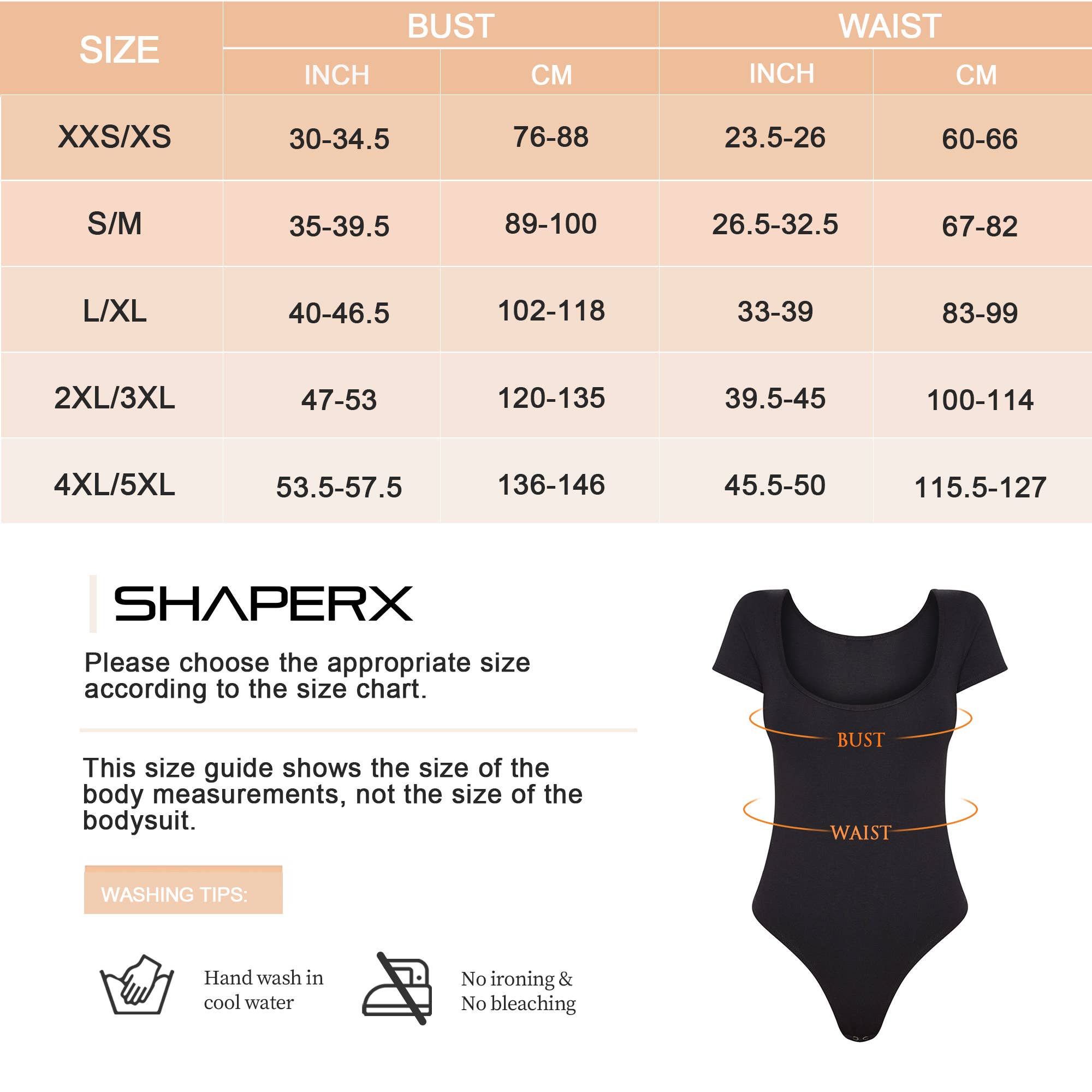 Wholesale SHAPERX TShirt Square Neck Bodysuit Thong Body Shaper for