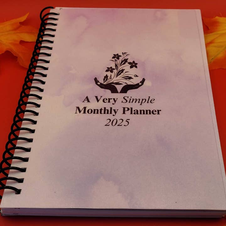 Very Simple 2025 Monthly Planner – Spiral Notebook for wholesale by Shop LD