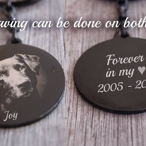 BeGenuine - Wholesale Pet Urn/Keepsake Box - Pet Memorial Keychain Black Steel Dog Lover Gift Pet Gift2