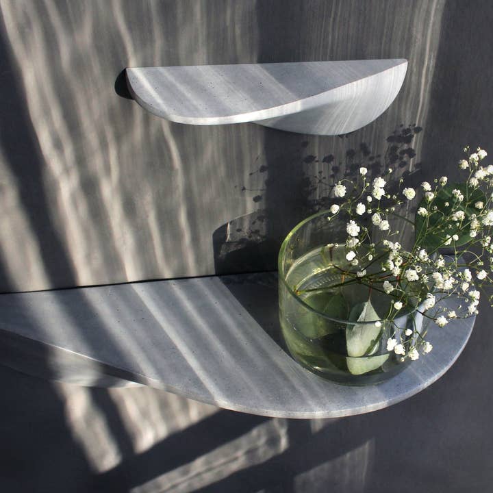 Formpoet - Wholesale Wall Mounted Shelf - Wall shelf concrete large - grey2