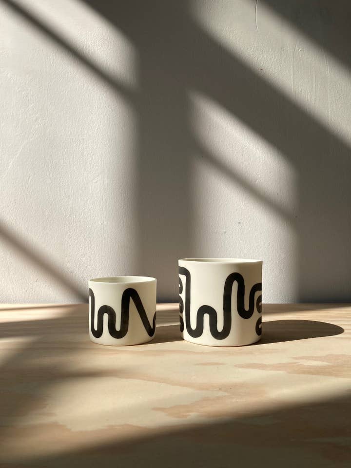 Wiggle Pot (Made to Order) for wholesale by Steph Liddle