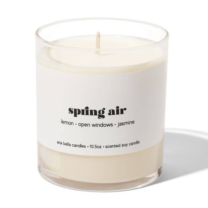 Bougie de soja Spring Air pour la vente par Aria Bella Candles