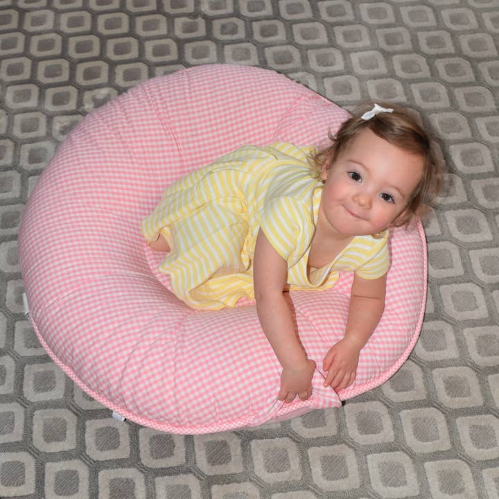GooseWaddle + Pello - Wholesale Floor Pillow - Sadie Pink Infant Pello Floor Cushion4