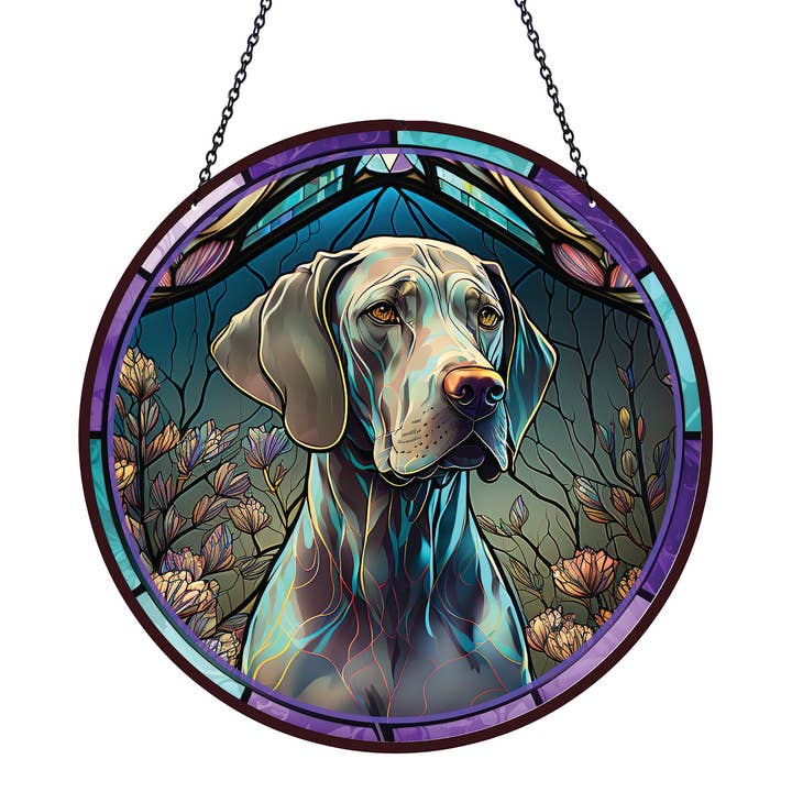 Weimaraner Sonnenfänger aus Acryl mit Kette #SC197 von d'ears für den Großhandel von d'ears inc.