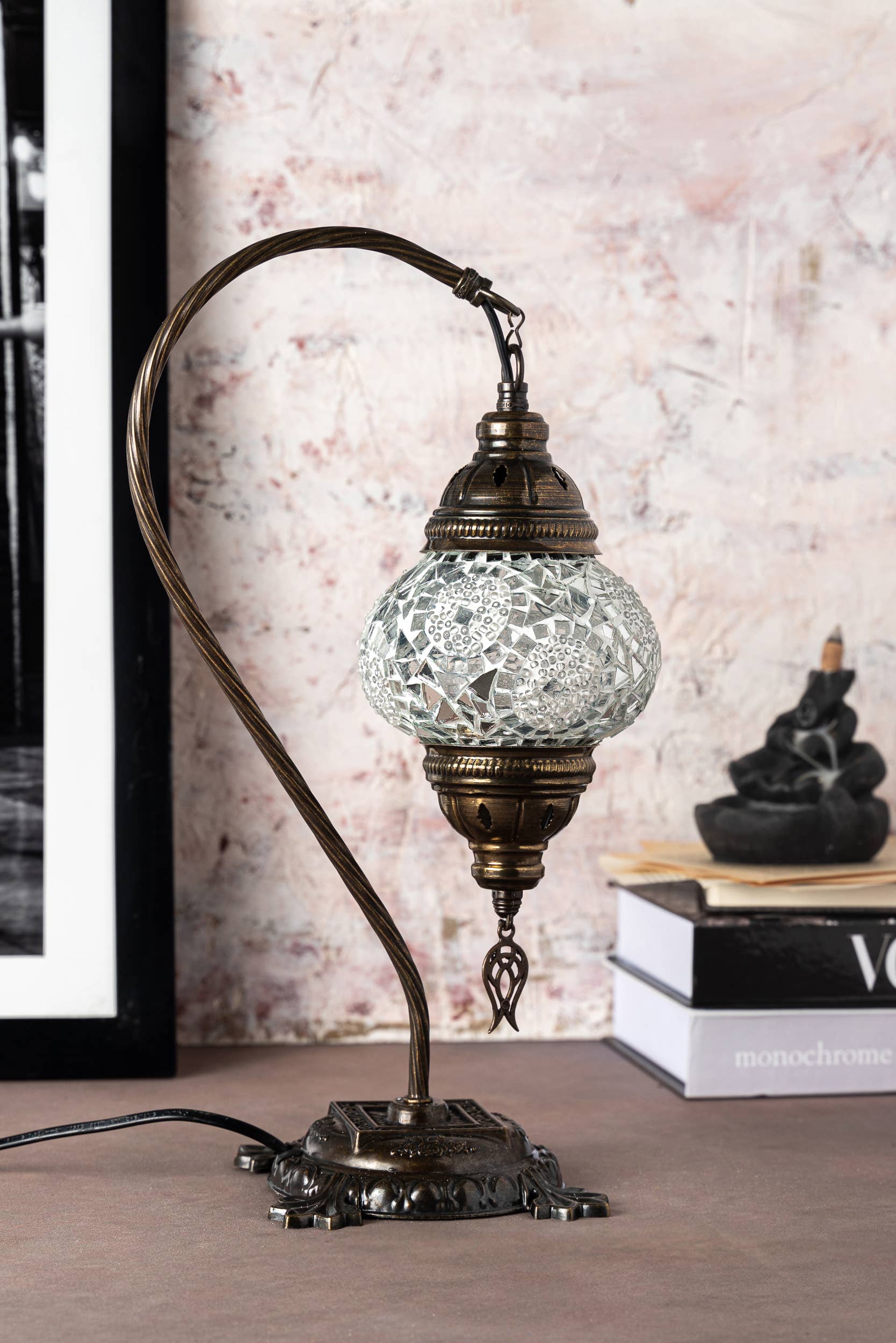 KAFTHAN - Wholesale Accent/Desk Lamp - Swan Neck Mosaic Lamps | Christmas & Holiday Decor Lighting52