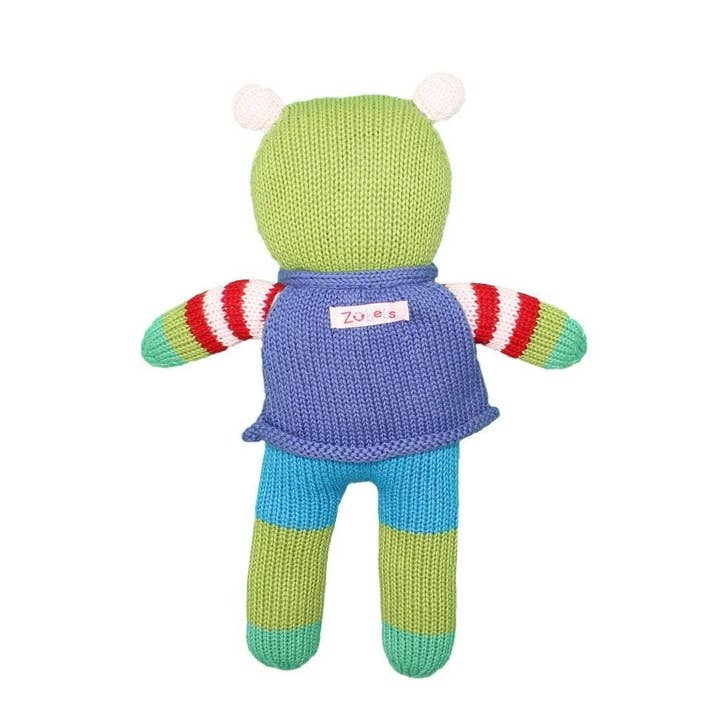 Petit Ami & Zubels – wholesale Docka - Barn – Freddy den flygande grodan stickade dockan
