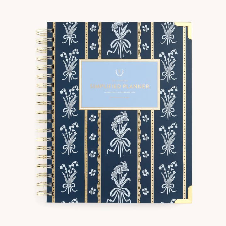 2026 Spiral Ugeforenklet Planner - Valmueblomster for engroshandel hos Simplified by Emily Ley