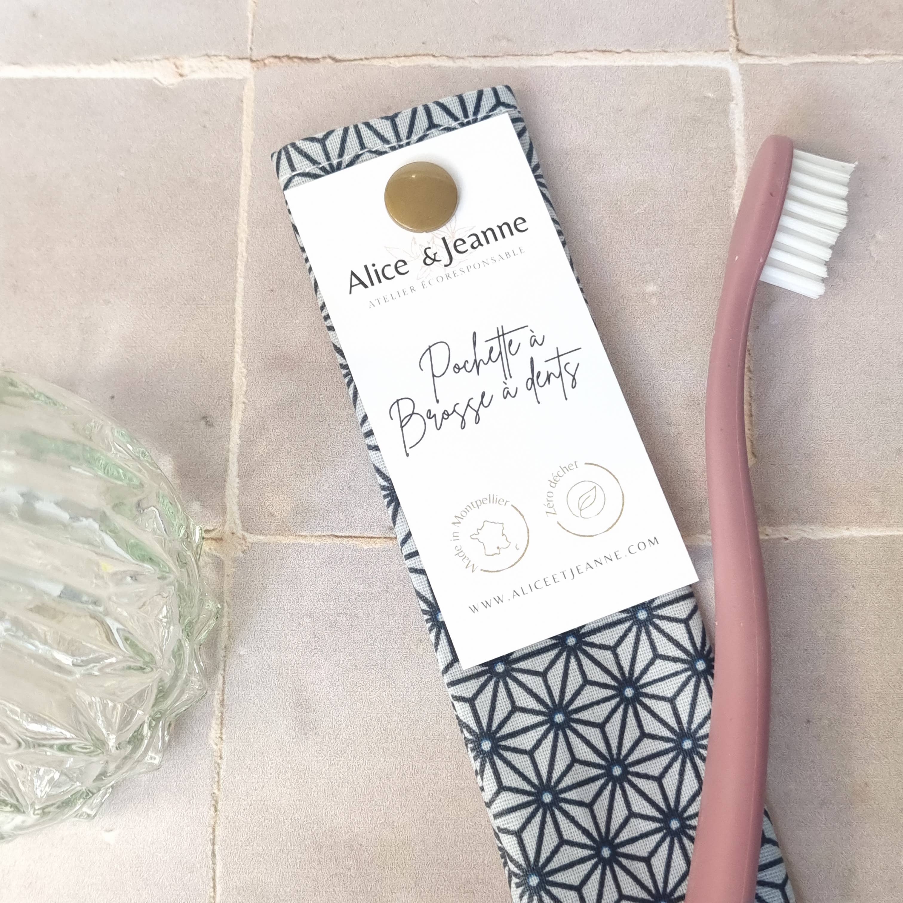 Alice et Jeanne - Vente Dentifrices - Pochette à brosse à dent  Camille1