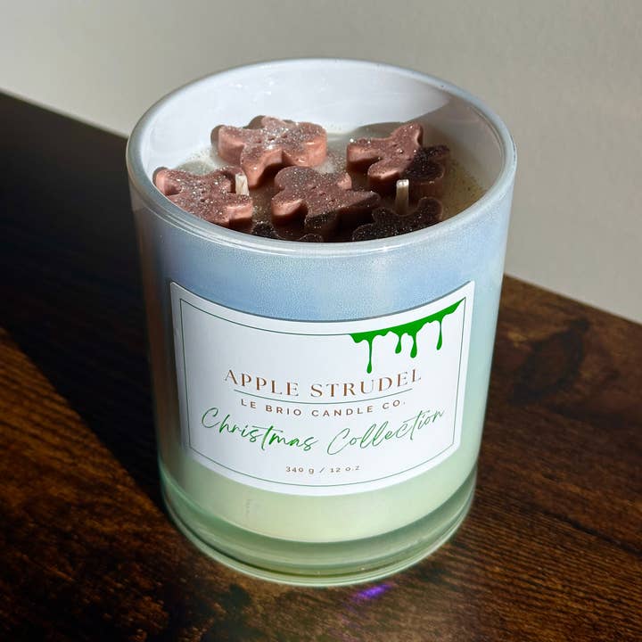 Apple Strudel Soy Candle for wholesale by Le Brio Candle