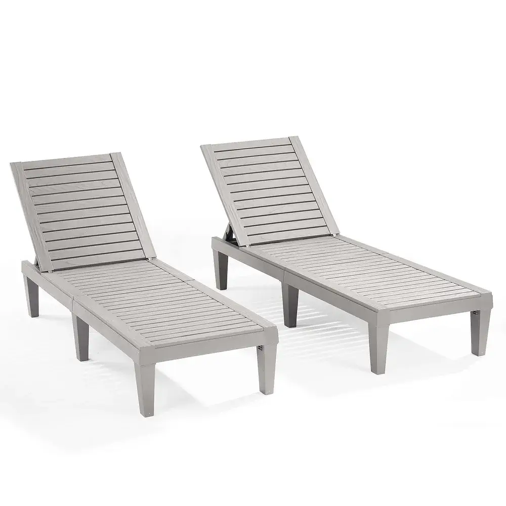 Clara Clark - Wholesale Chaise Lounge - Outdoor Chaise Lounge Chair (Set of 2 Chairs)4