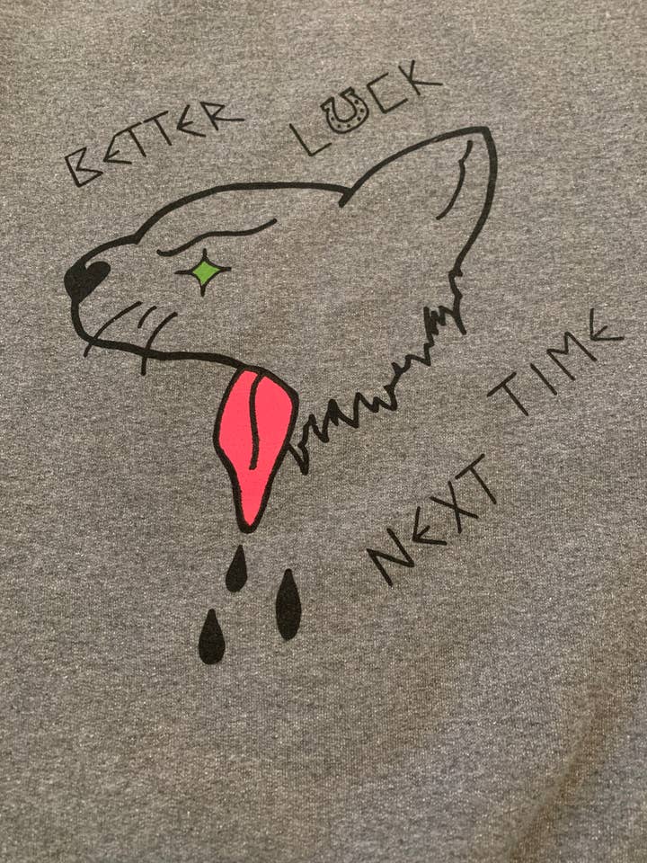 Felpa BETTER LUCK NEXT T per la vendita all'ingrosso da parte di Slow Dog Designs