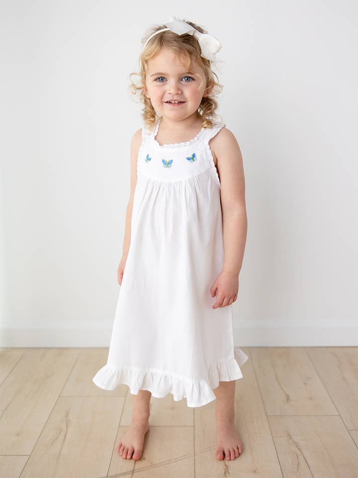 Zoe White Cotton Dress for wholesale by Jacaranda Living