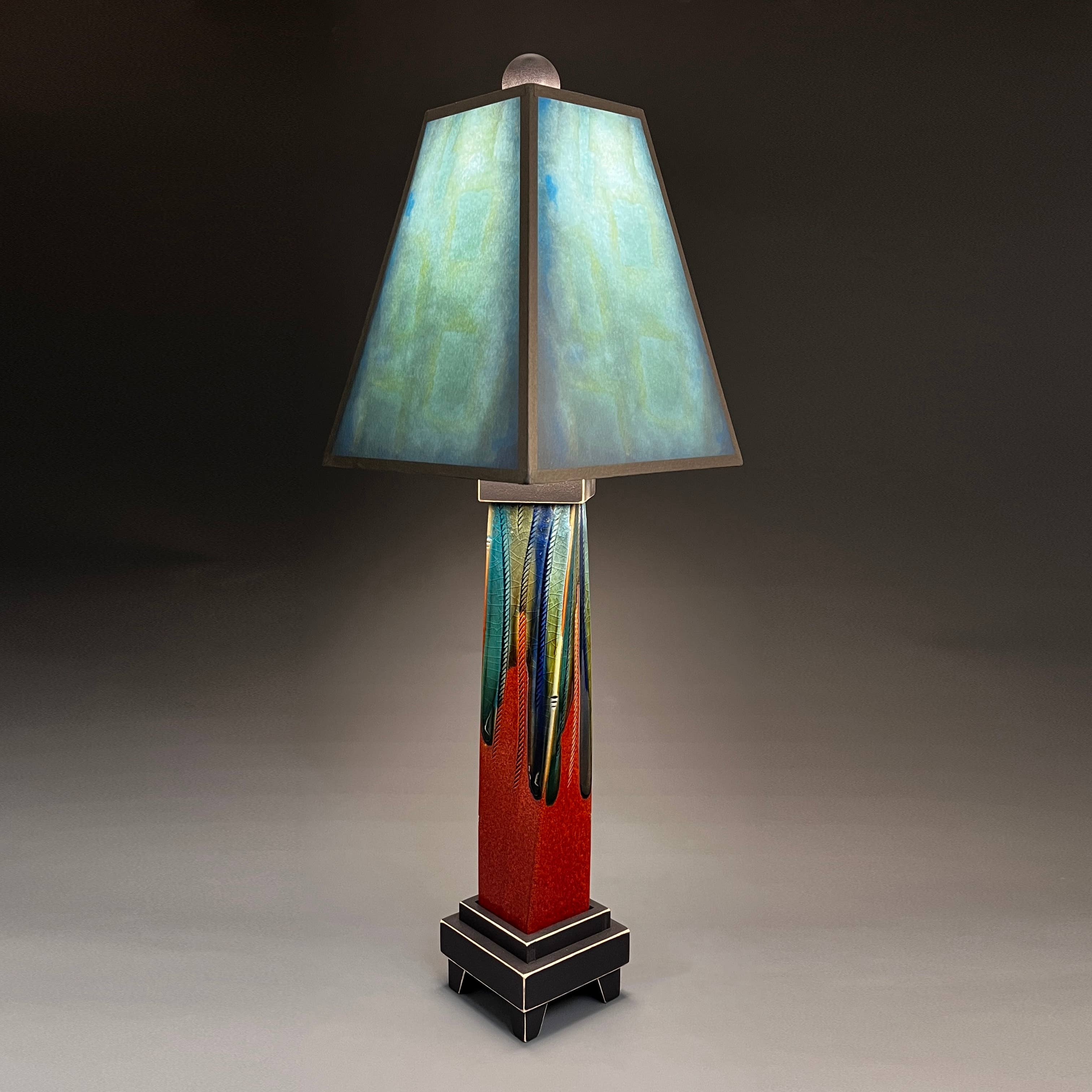 Macone Clay / Spooner Creek - Wholesale Accent/Desk Lamp - LL - Blue Lamp7