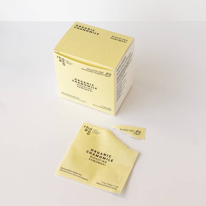 rhoeco - fine organic goods – Großhandel Teebeutel – Monovarietale Bio-Kräutertees – Kompostierbare Pyramiden-Teebeutel2