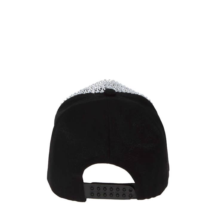 anbfashion - Wholesale Baseball Cap - Women's - METAL FEEL STUDDED BASEBALL CAP CH5079-4