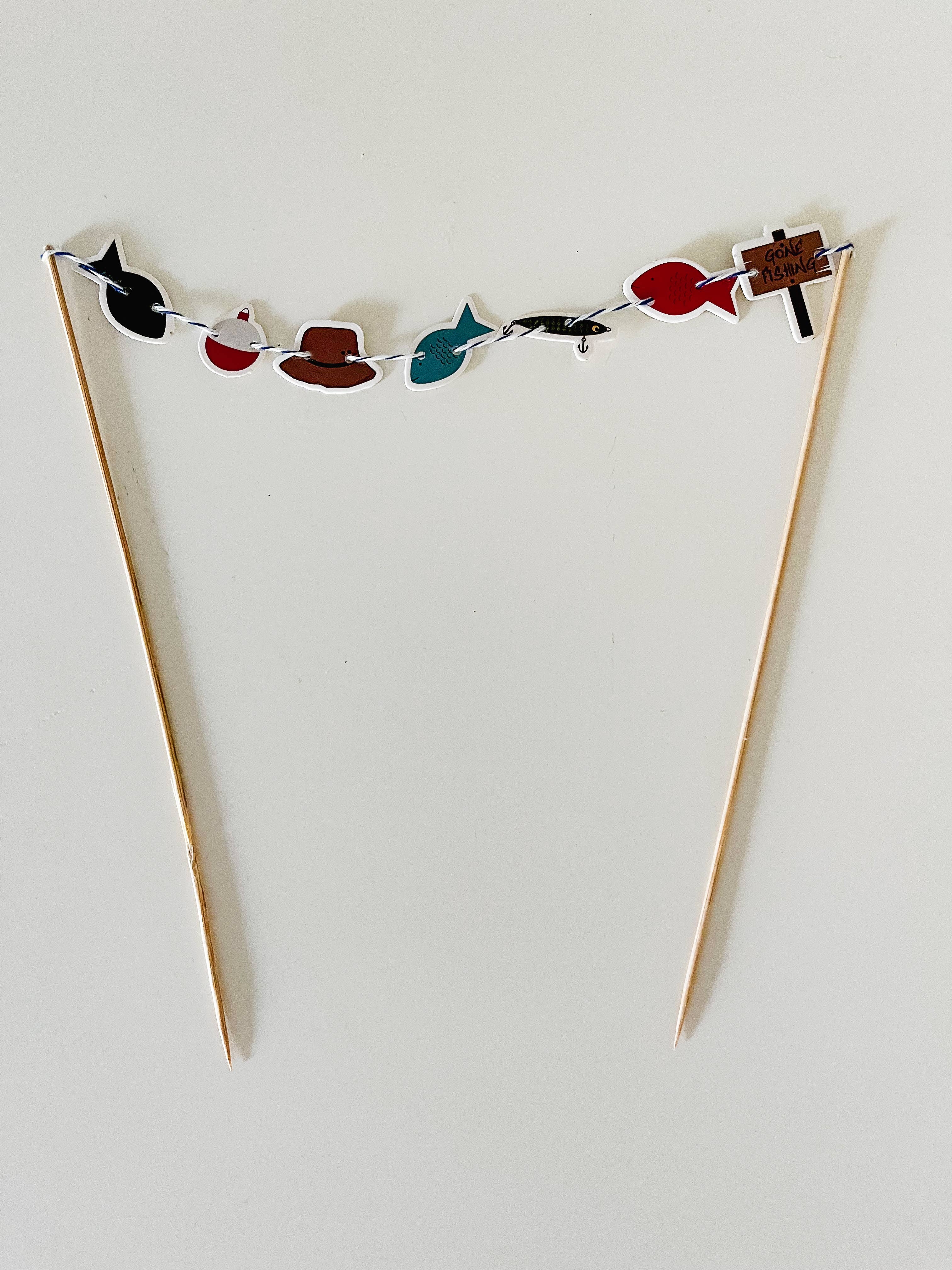 Josi James - Wholesale Cake/Cupcake Topper - Fishing Cake Banner0