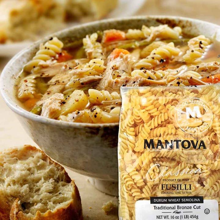 Fine Italian Food - Wholesale Pasta - Mantova Bronze Cut Fusilli Pasta, 1 lb.1