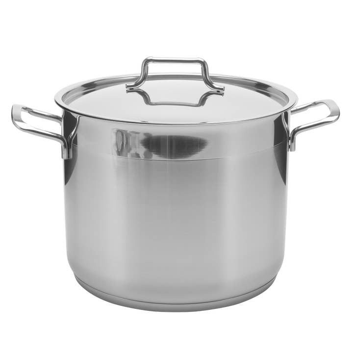 YBM HOME INC. - Wholesale Cooking Pot - Hascevher Classic Stainless Steel Stockpot with Lid 9 Quart