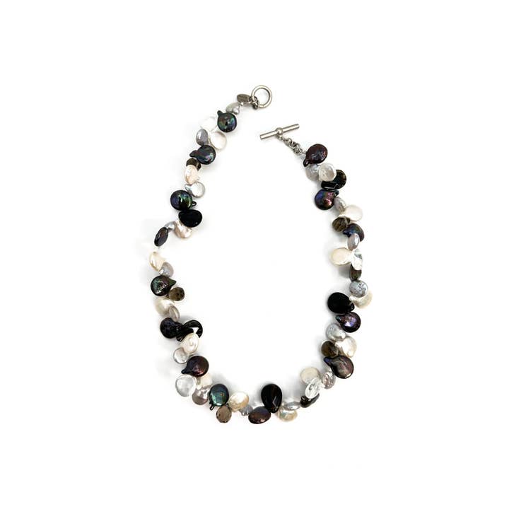 Collier en perles et pierres pour la vente par Erica Zap Designs