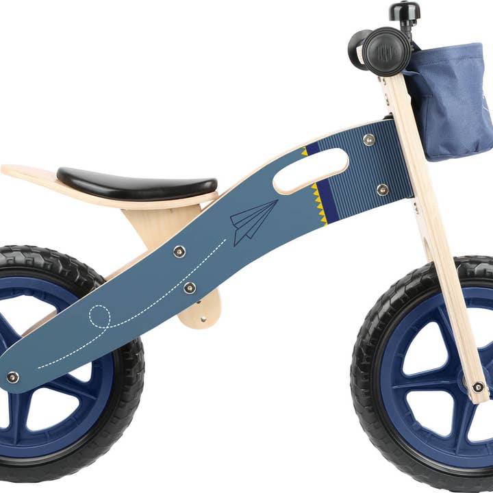 small foot - Wholesale Bike/Scooter - Kids - Balance Bike Blue Paper Airplane1