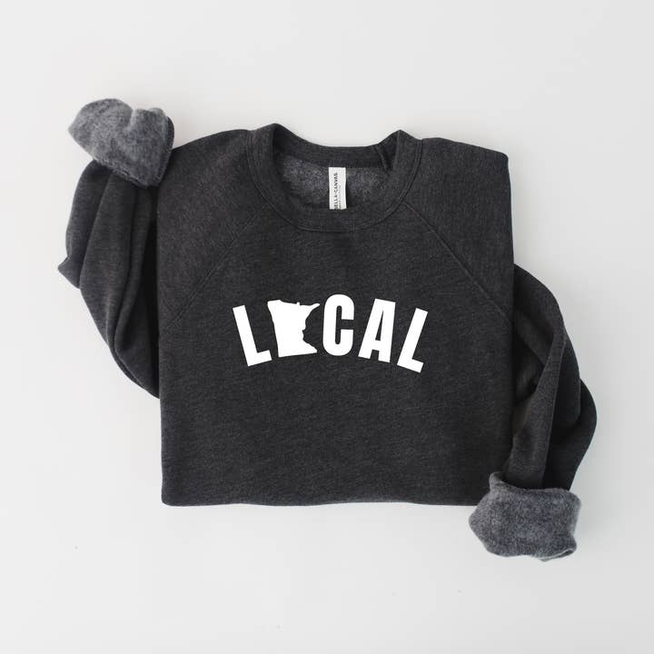 Sweatshirt MN Local Crew, Minnesota State, Local, pour femmes pour la vente par Autumn Rose Co.