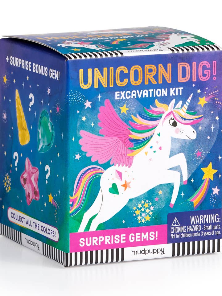 Unicorn Dig! Excavation Kit for wholesale by Chronicle Books