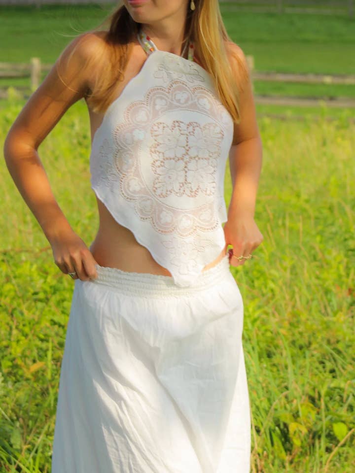 the Eleanor top - Handmade Upcycled Top for wholesale by Soleil et Amis