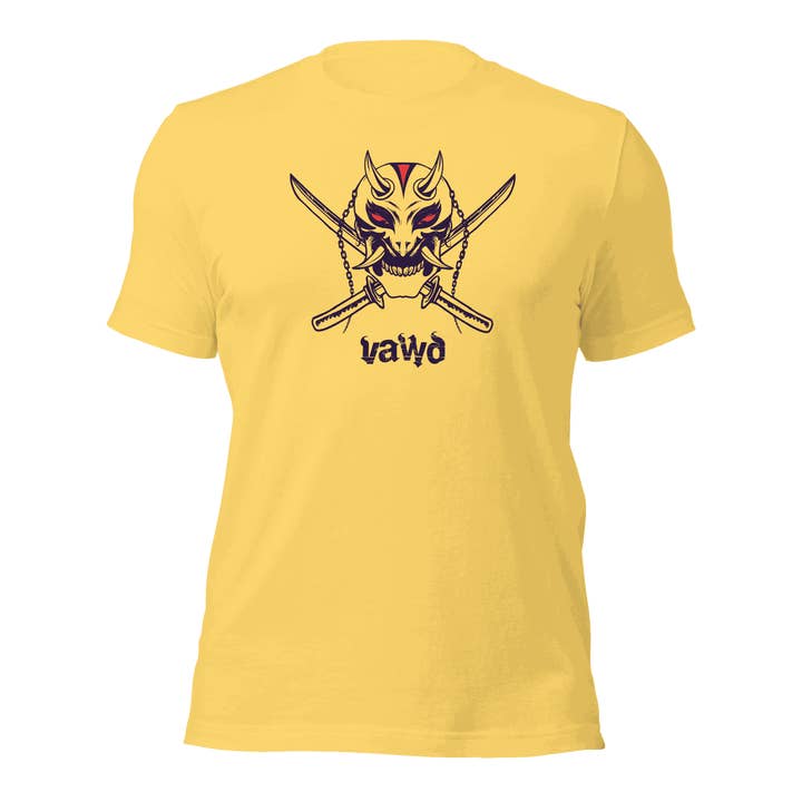 Samurai Demon Unisex T-shirt for engroshandel hos VAWDesigns