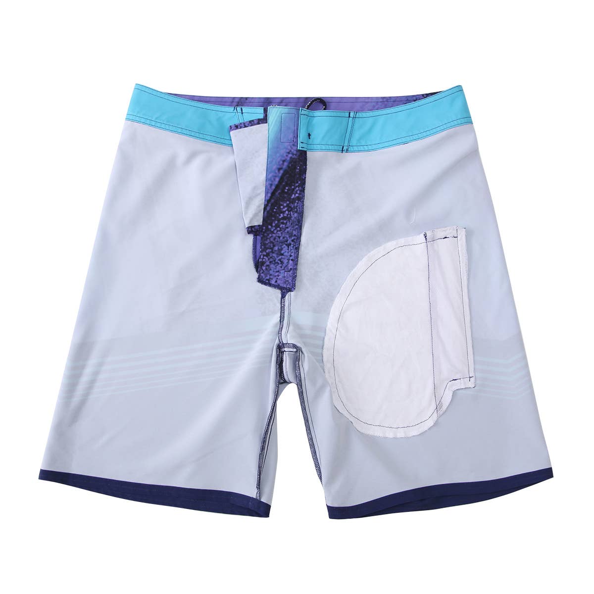 Rokka & Rolla - Wholesale Swim Shorts - Men's - Men's 9" 4-Way Stretch Board Swim Shorts Swimwear36