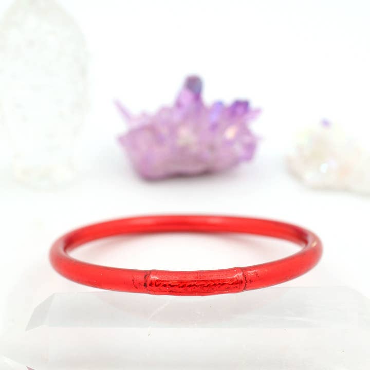 Woman Shops World - Wholesale Bangle Bracelet - Single Rainbow Thai Buddhist Temple Bracelet, Mantra Bangle10