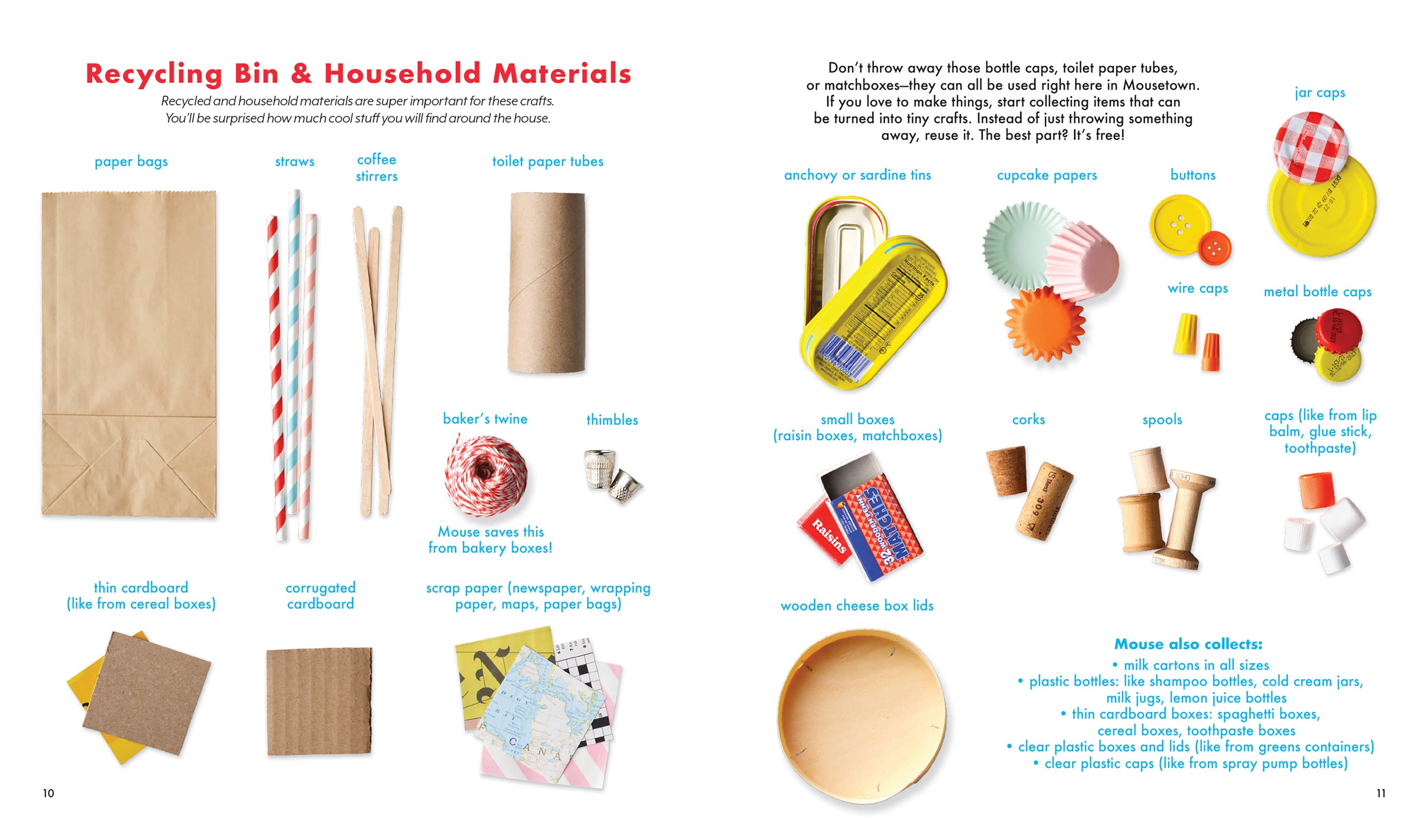 Hachette Book Group - Wholesale Crafts, Hobbies & DIY - Mousetown: 30+ Kids Crafts Made from Recycled Materials7