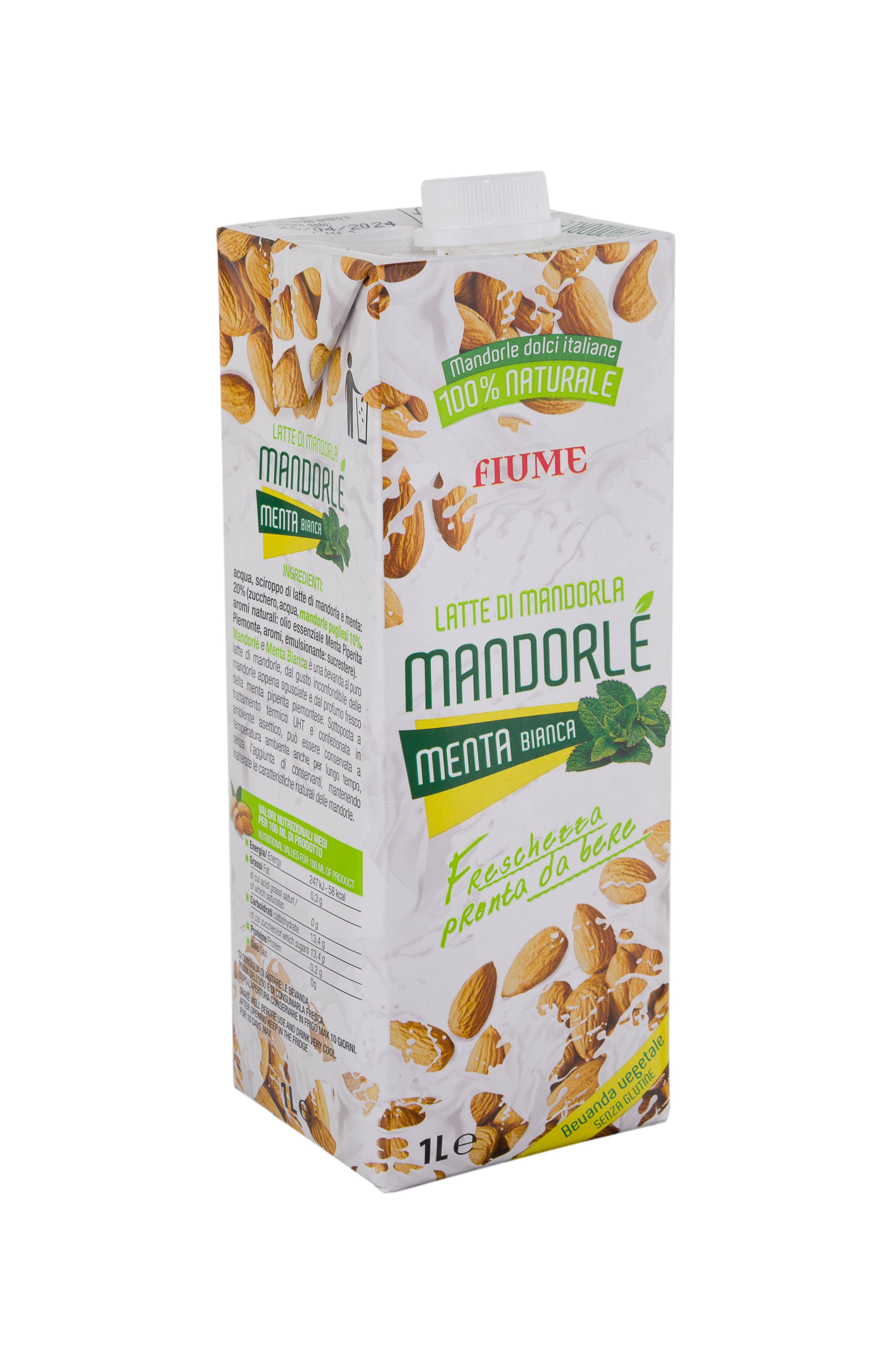 Licor srl Unipersonale - Wholesale Non-Dairy Milk - Mandorlé White Mint, almond and mint drink2