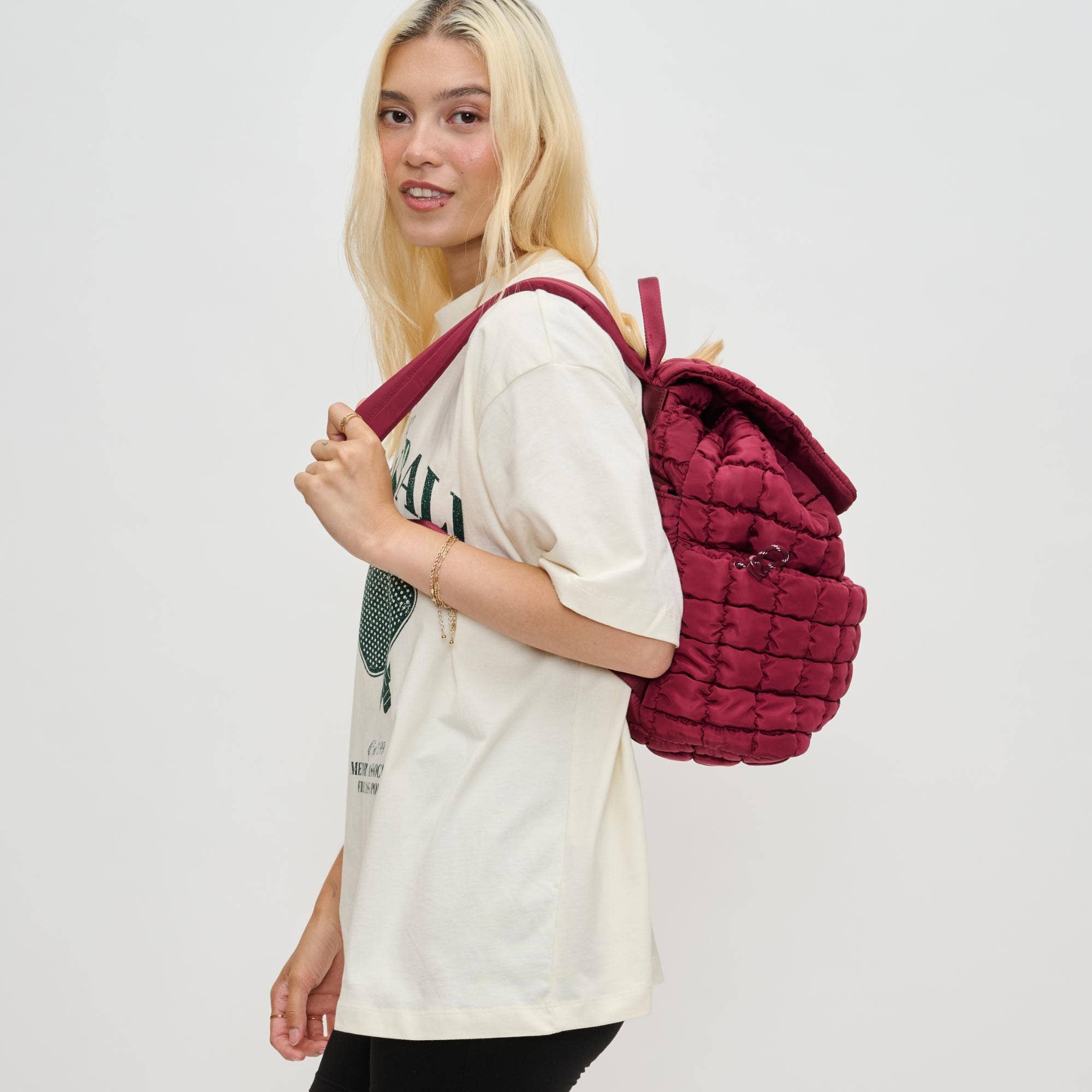 Sol and Selene – Mochila - Mulher por atacado – Mochila Acolchoada de Nylon Vitality57
