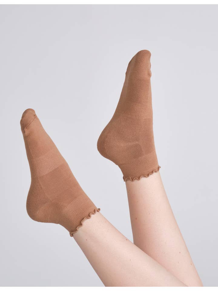 LUCKY HONEY - Wholesale Socks - Women's - Everyday Ruffle Cropped Crew Sock9