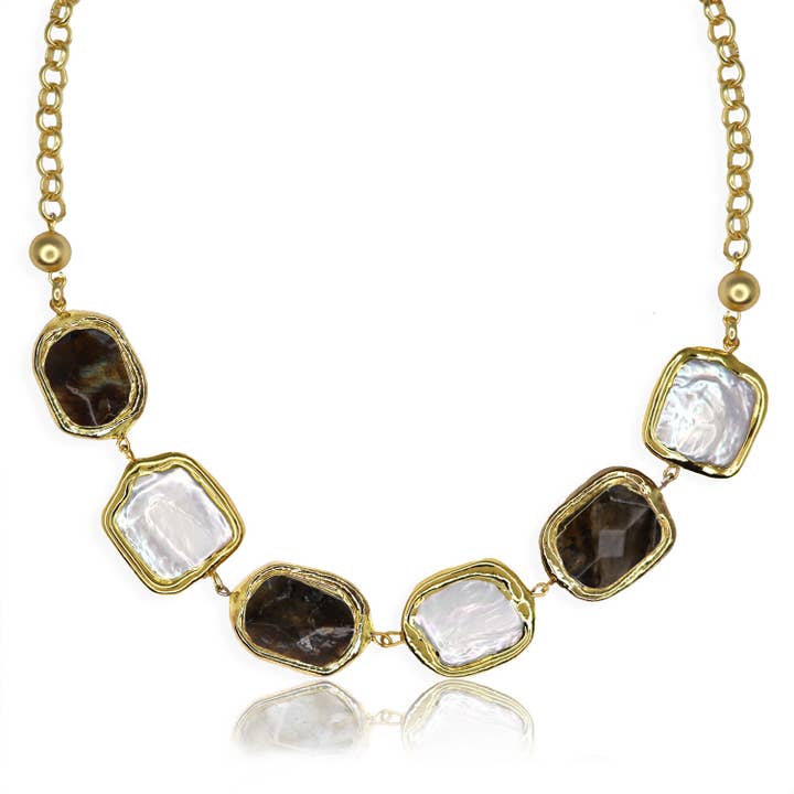 Elegant Autumn Statement Necklace for wholesale by KARINE SULTAN