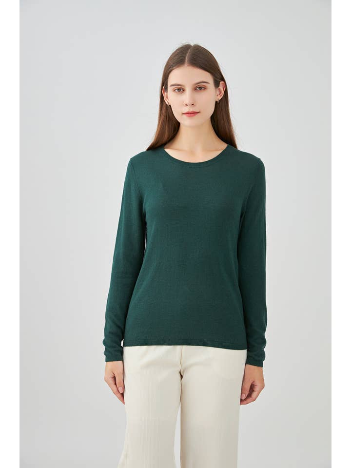 jw.atelier - Wholesale Pullover-trui - Dames - Ronde hals trui van zijde en kasjmier22