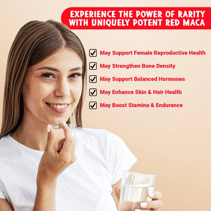 Maju Superfoods - Wholesale Oral Supplement/Vitamin - MAJU Organic Red Maca Root Capsules (120ct)