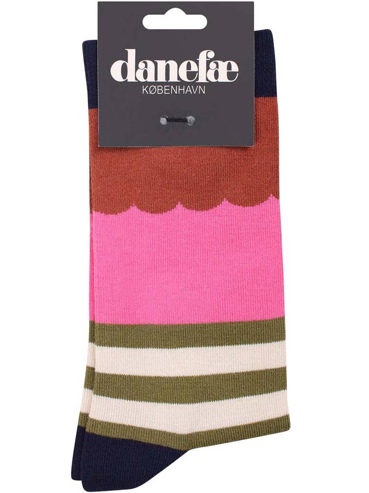 Danewalk avec moi Chaussettes Multicolores pour la vente par Danefae København