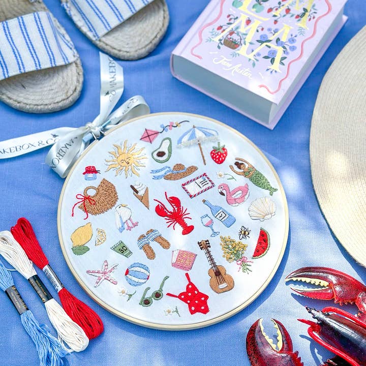 MakeBox & CO - Venta al por mayor Material para bordado/punto de cruz - 30 días de bordado con puntadas de verano3