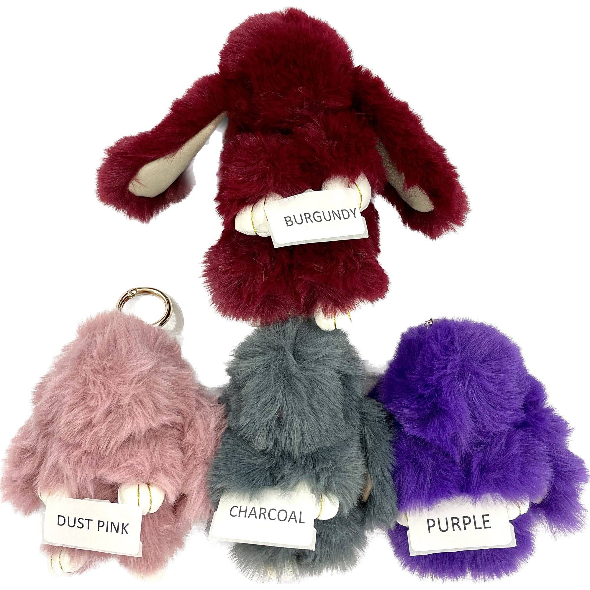 TAPA fashion - Wholesale Keychain – Women's - Small Rabbit Pom Pom Key Chain KC0225-5 (3PC)19