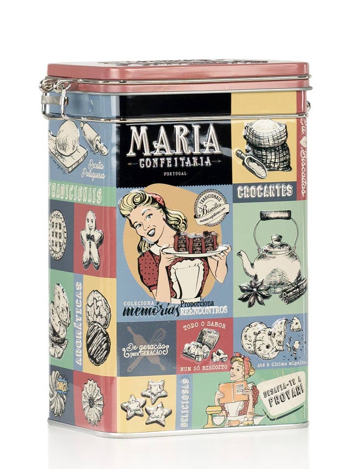 Lata de Bolachas com Caramelo Salgado Maria Confeitaria for wholesale by Maria Confeitaria