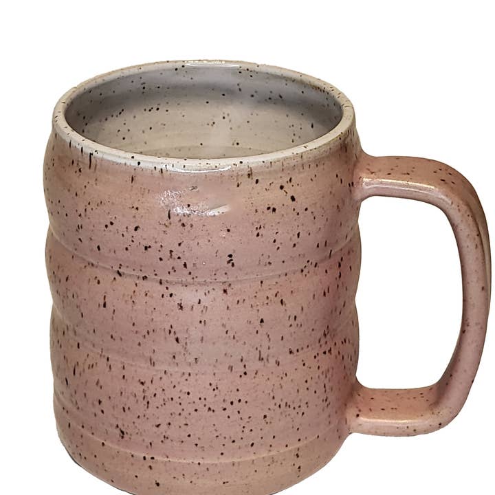 Stoney Ridge Pottery - Wholesale Coffee Mug - Handmade Stoneware Wavy Coffee Mug